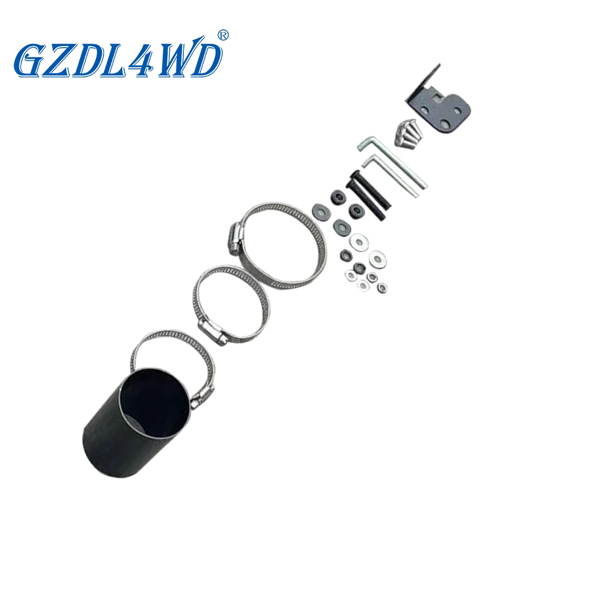 Car Exterior Accessories LLDPE Snorkel For Jimny JB64W JB74W 4 GENERATION 2019+ Auto Parts RHD Air Intake Snorkel Kits