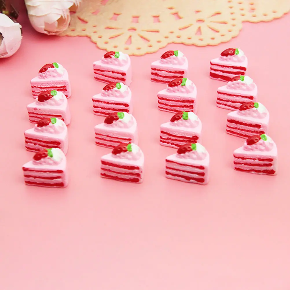 16Pcs Resin DIY Cake Embellishments Creative Delicate Dress Clothes Hair Headdress Accessories Craft Supplies DIY Phone Charm