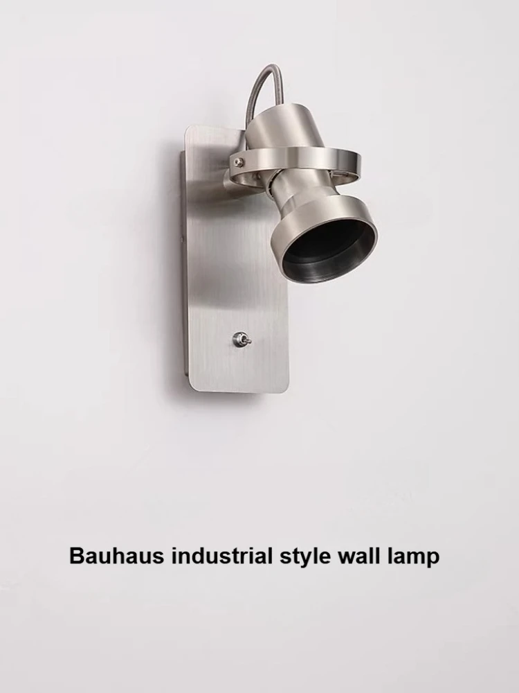 

Настенный светильник в стиле ретро Bauhaus для гостиной, кухни, спальни, прикроватный, регулируемый, поворотный, в индустриальном стиле