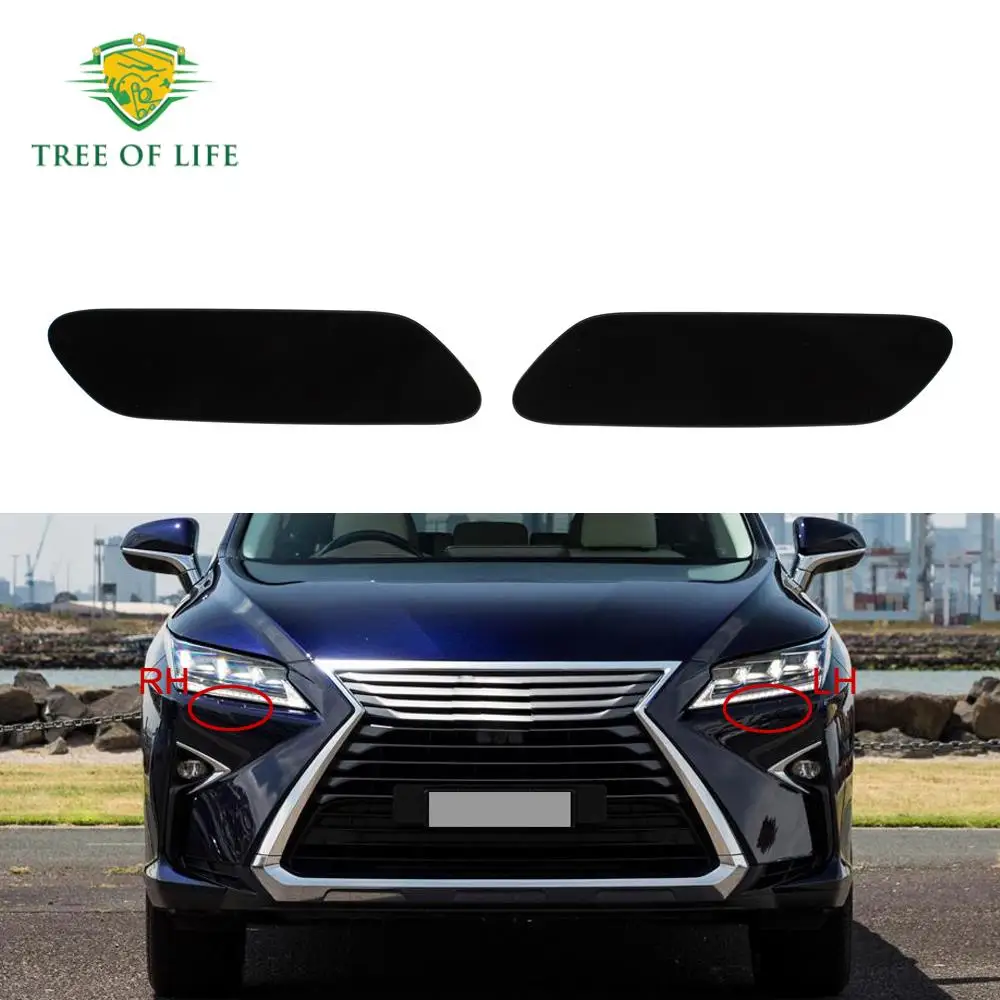 Front Bumper Headlight Washer Spray Cleaning Actuator Cap For Lexus RX350 RX450 RX350L RX450HL 2016-2019 8535448030 8535348030