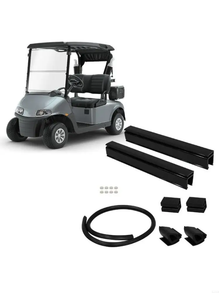 

Quick Attach Golf Cart Windshield Clamps Weather Resistant Golf Cart Part for Golf Carts Weather Resistant Frame