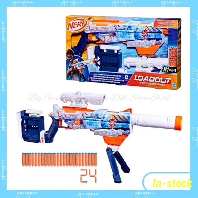 

【In-stock】Hasbro NERF Heat "LOADOUT" Series Armored Snow Fox Sniper Launcher Set Contains 24 Soft Bullets Children's Toy Gift