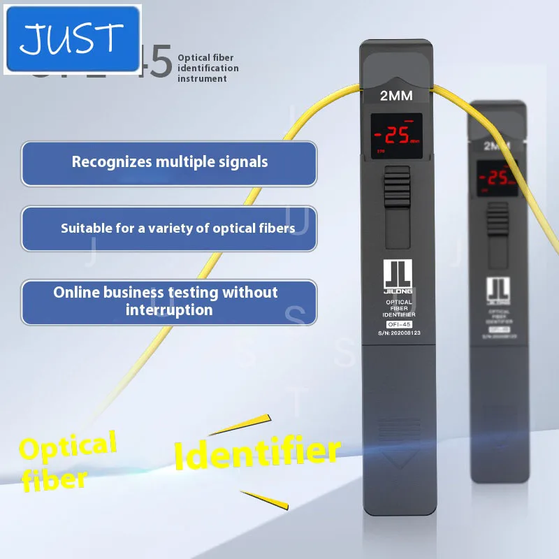 OFI-45 All-metal Single-mode Multimode Fiber Signal Identifier Pigtail Bare Fiber Direction Identification Frequency Detector