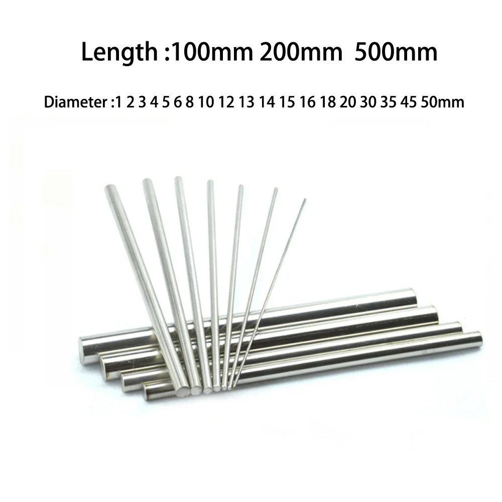 Diameter 1 2 3 4 5 6 8 10 12 13 14 15 16 18 20 30 35 45 50mm Length 100mm 200mm 500mmTC4 Titanium Alloy Bar Ti Rods  Round Bars