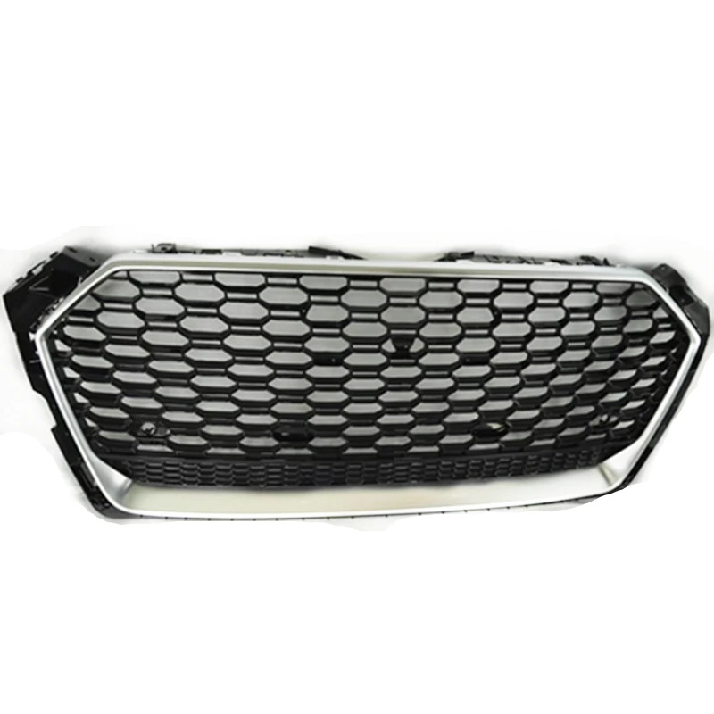 For RS5 Grill Racing Grills Front Hood Grille Car Front Bumper Grill Center Grille for Audi A5/S5 B9 2017-2020