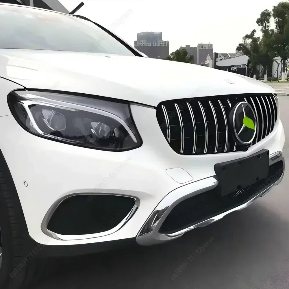 GT styl pro mercedes benz GLC třída X253 2015-2019 GLC250 300 350 GLC43 AMG auto přední inlet pletivo hojnost mříž mřížka gril seřídit