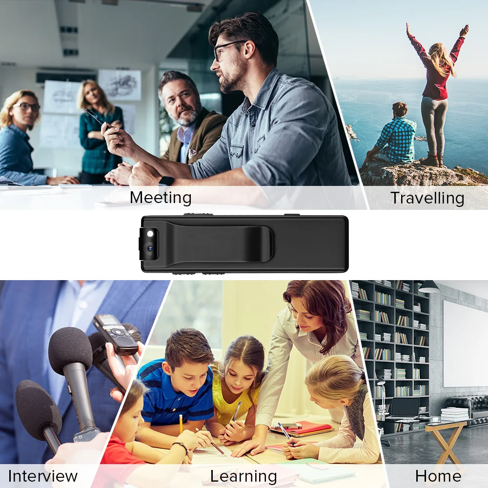 Vandlion A3 Digital Magnetic Mounted Camera HD 1080P Motion Detection Webcam with Flashlight 1100mA Long Battery Life Camcorder