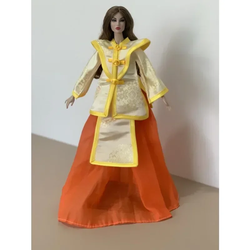 New styles Handmade ancient Chinese Costumes clothes traditional for your Barbie Fashion royalty dolls BBIKG294