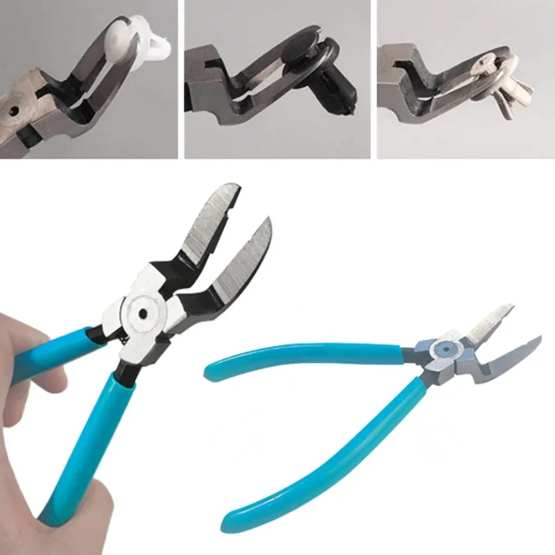 6.5'' Professional Diagonal Circlip Pliers Plastic Nippers  Fastener Trim Clips Remover Car Repair Buckle Puller Hand Tools