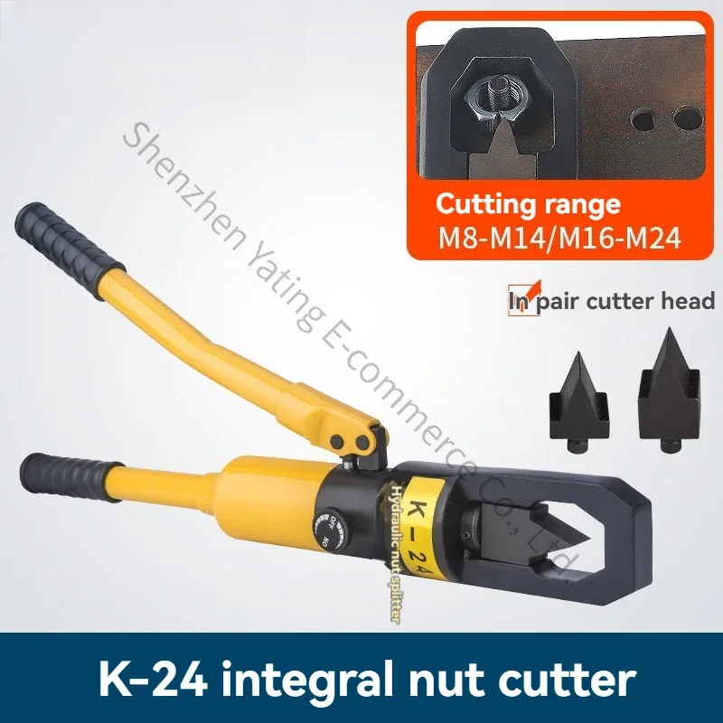 New Special Integral Hydraulic Nut Cutter, Nut Splitter Cutter, Manual Crusher Splitting