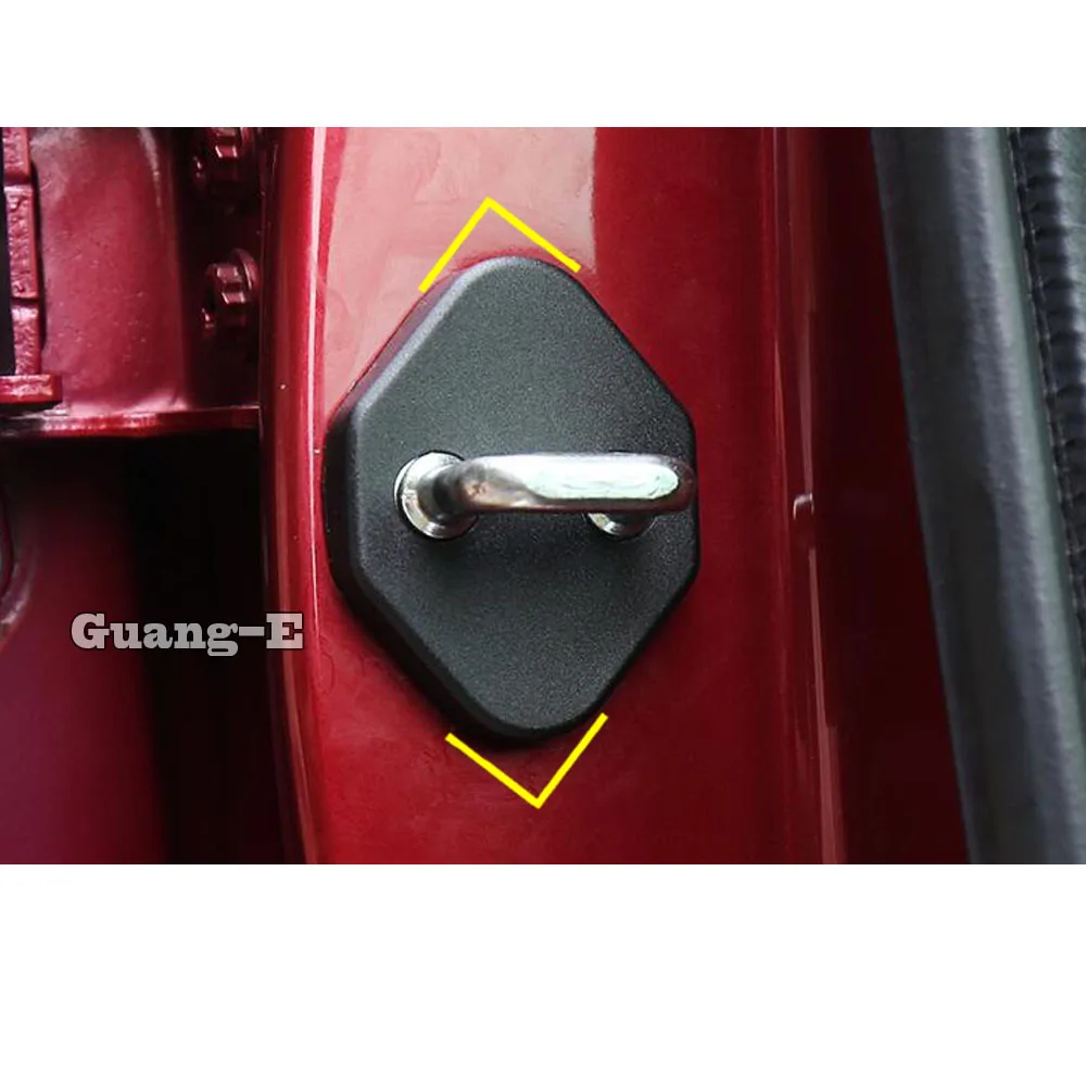 For Honda HRV HR-V Vezel 2019 2020 2021 2022 Car Anti Rust Water Proof Door Lock Key Keys Protection Buckle Cover Frame 4PCs