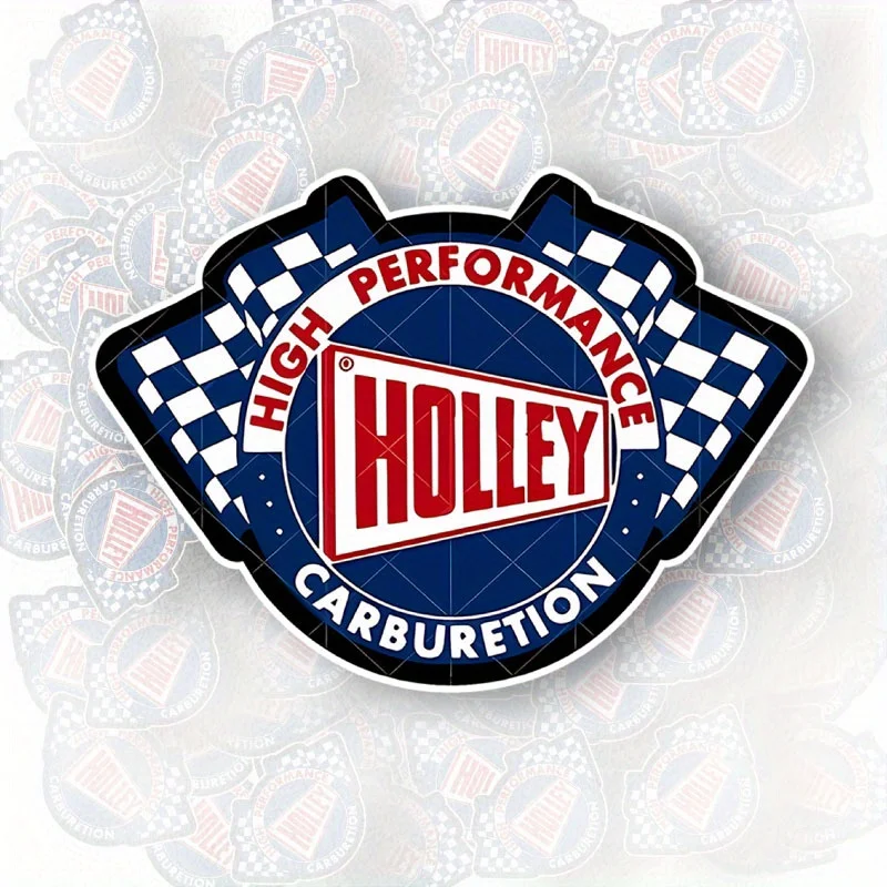 1 pegatina de vinilo de carburador Holley de alto rendimiento, ideal para capós de automóviles, ventanas, motocicletas y equipos para entusiastas de automóviles
