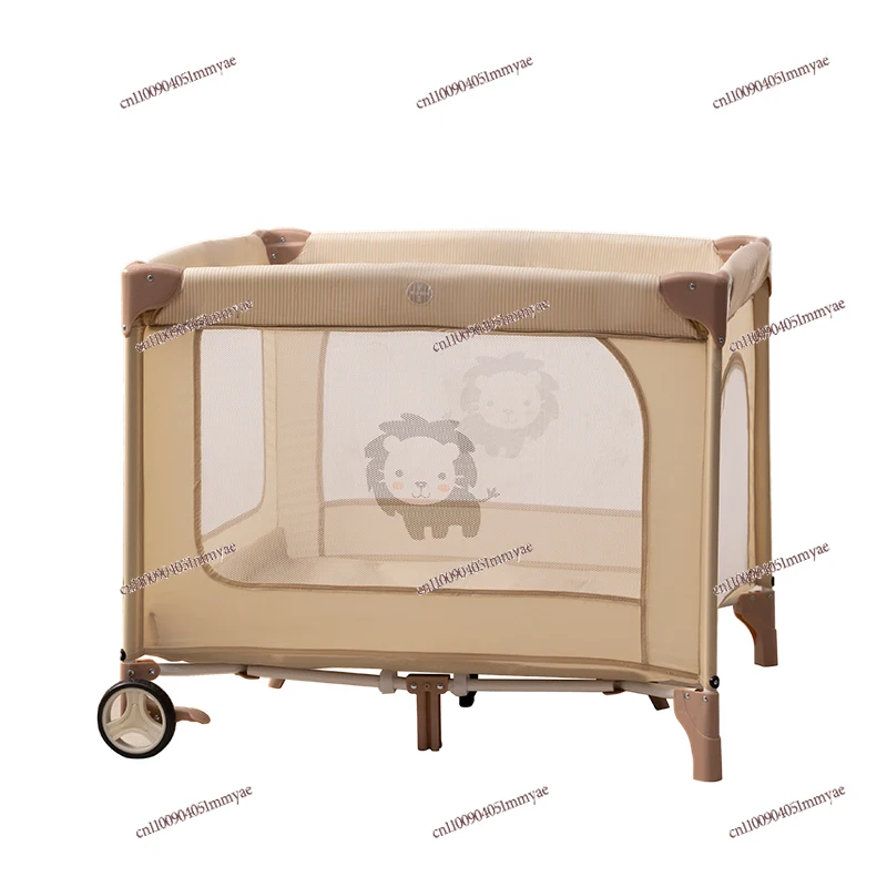 

Baby Fence Foldable Square Game Bed Portable Crib Baby Toddler Anti-drop Fence Bed Guardrail