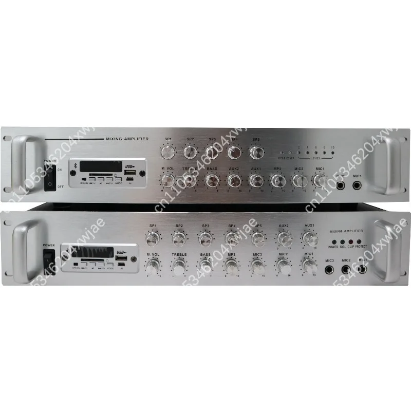 MP3-2060DL 5 Zone Power Amplifier Bluetooth, Smart Public Address System with Ceiling Speaker