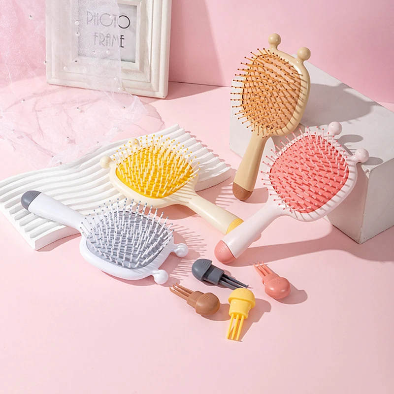 

Cartoon Hair Massage Air Cushion Comb Cute Brush Scalp Hairbrush Detangle Anti Static Salon SPA Hairdressing Styling Tool