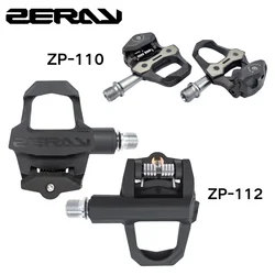 ZERAY ZP-110 112 Carbon Fiber Bike Pedal Suitable for Keo Self-locking Professional Bicycle Pedals with Cleats for Road Bikes