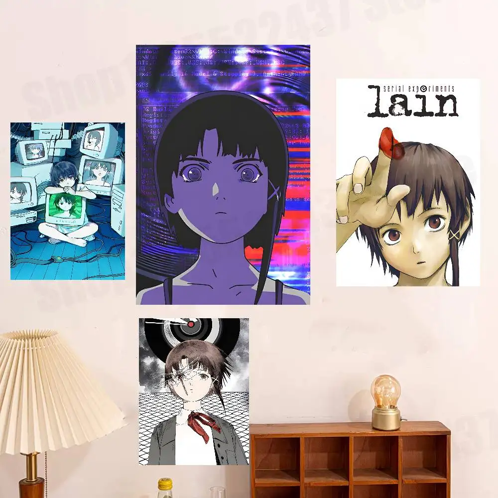 

Serial Experiments Lain Poster For Wall Prints for Living Room Bedroom Office Home Decoration Gift