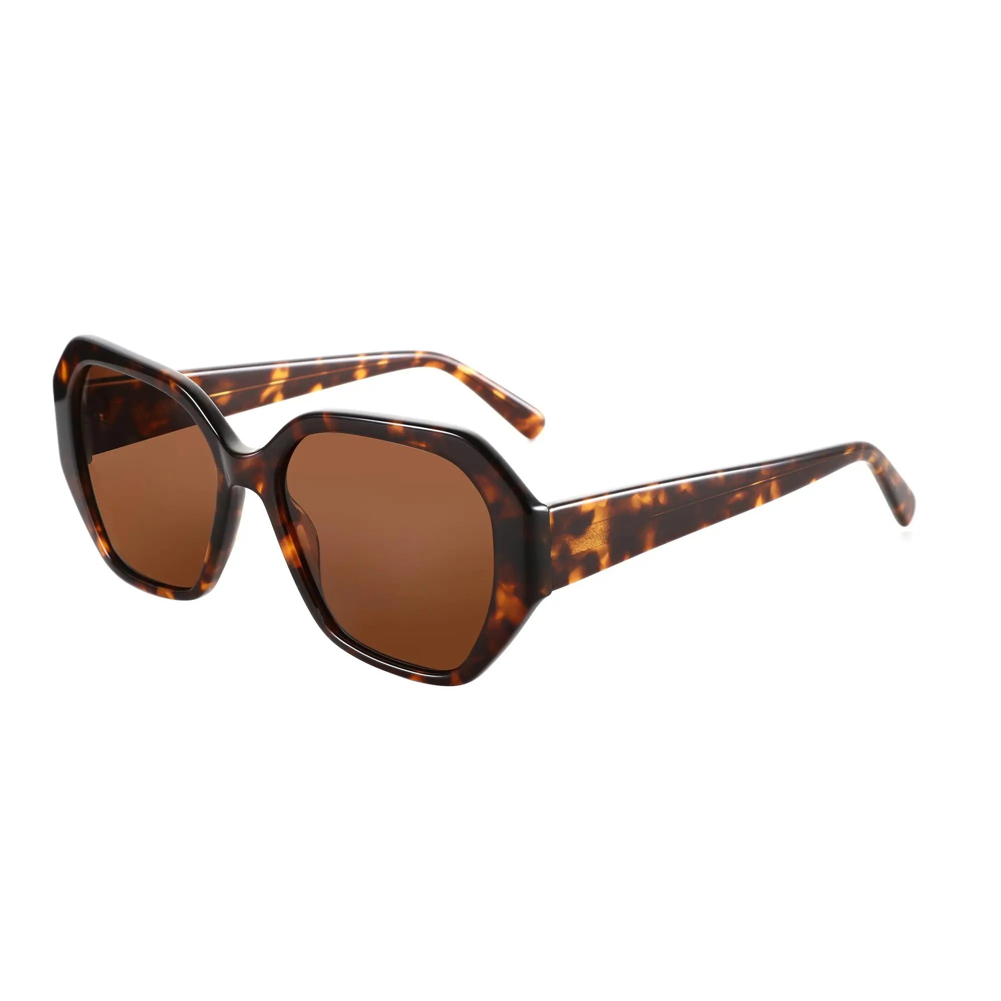 

ZENOTTIC 2025 Trendy Polarized Sunglasses for Women: Designer Hexagon Shade for Ladies - Retro Sun Glasses with UV400 Protection