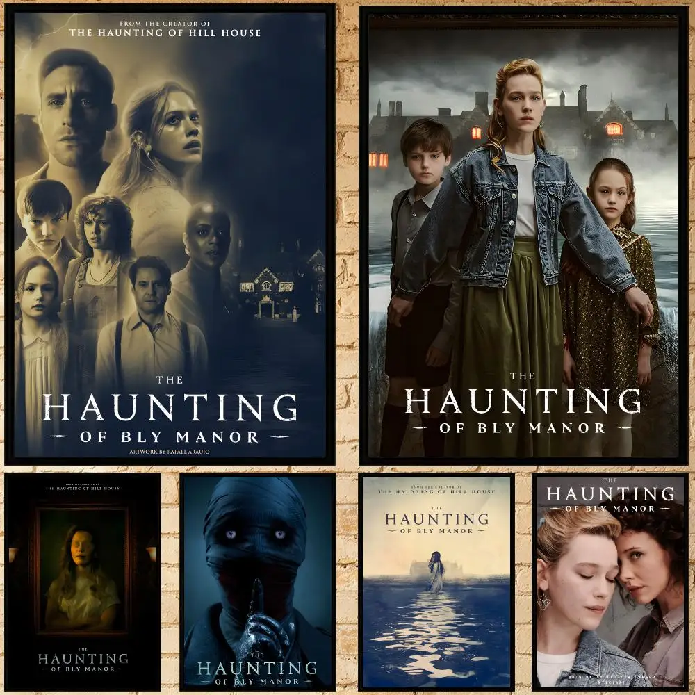 Serie „The Haunting of Bly Manor“ Poster HD Wasserfest Selbstklebender Kunstdruck Wanddekoration für Schlafzimmer Wohnzimmer Geschenk