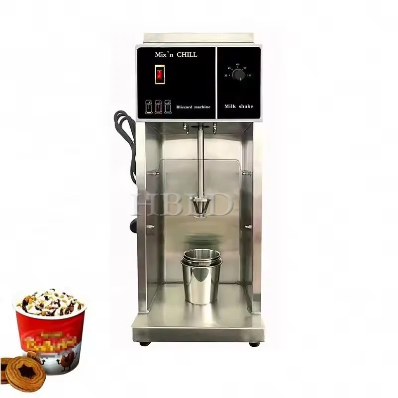 New Commercial Strawberry Milkshake Mixer 110V 220V Ice Cream Shaker Blizzard Yogurt Mixer