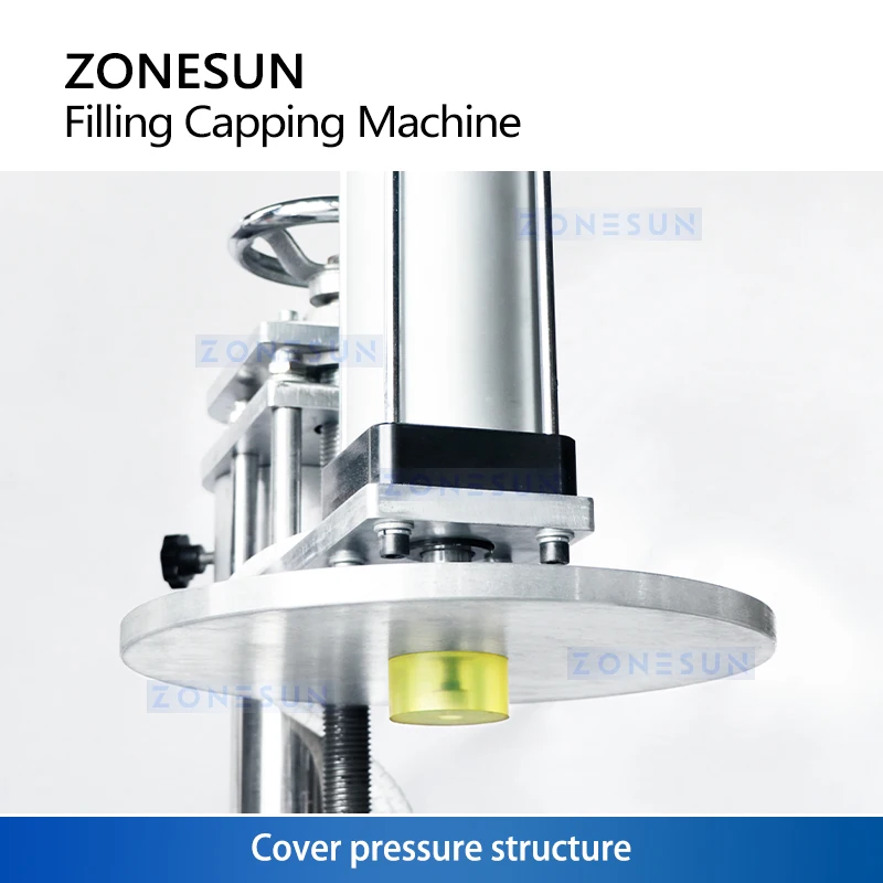 ZONESUN 5 Gallons Peinture E27 Pesant Remplissage Capsulage Machine VPN sion Verde Peinture Peut Seau Emballage Équipement ZS-AFC22