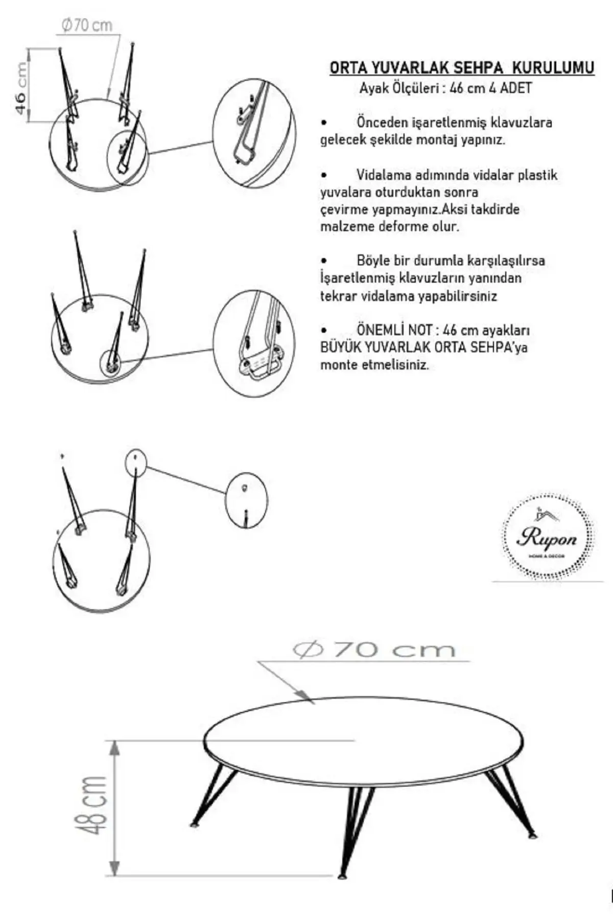 3 pcs Zigon Medium Coffee Table Set Round-black Marble as MDF Gold Metal Toe