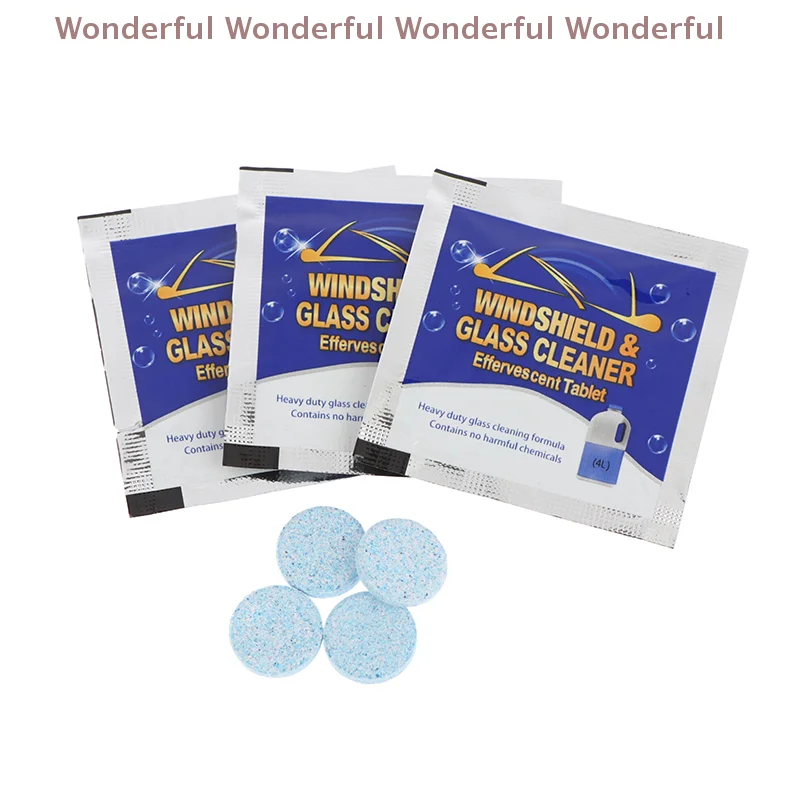 Impeccable Glass Cleaning by 20PCS Solid Wiper Window Cleaner for Car