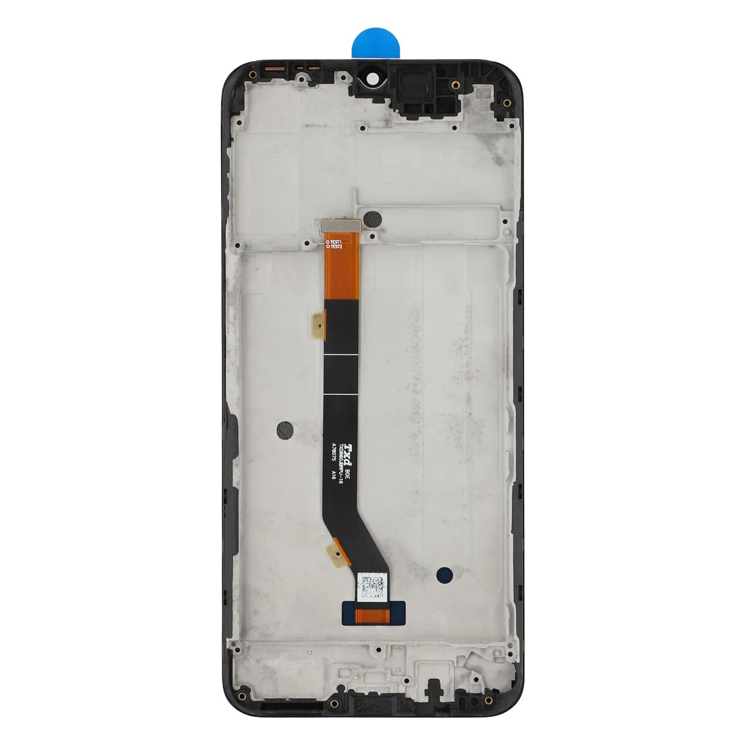 For TECNO Spark 8T (2021) KG6p Grade C LCD Screen and Digitizer Assembly + Frame (Without Logo)