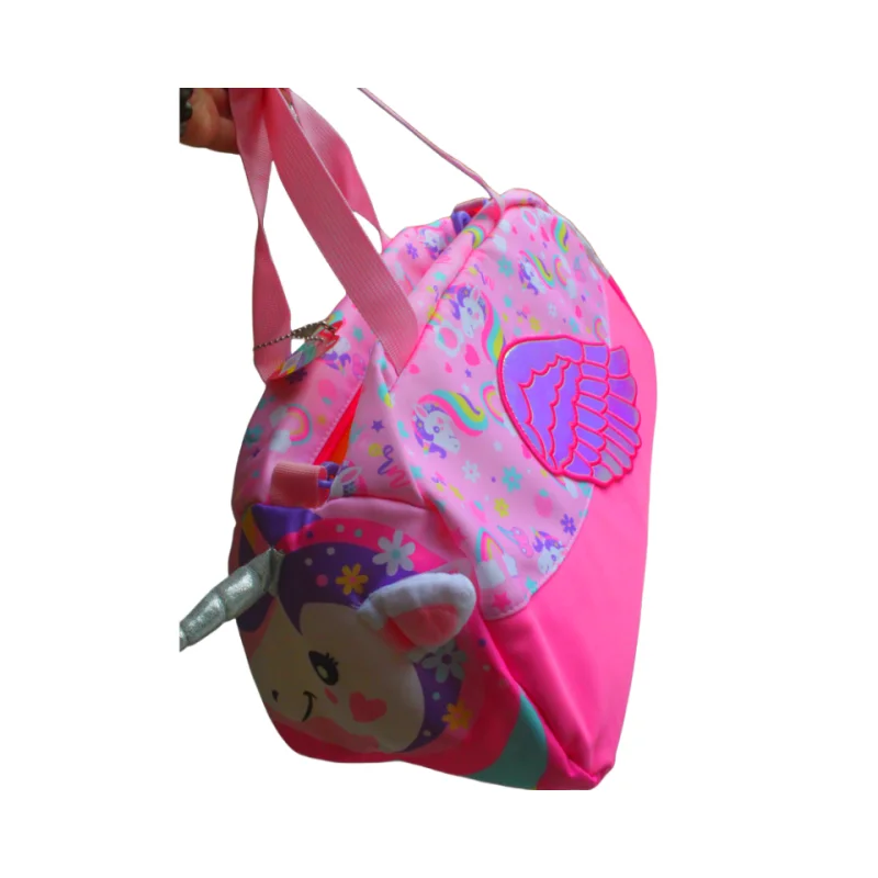 Bolso de viaje de dibujos animados para niño o niña, bolsa de Fitness deportiva, bandolera