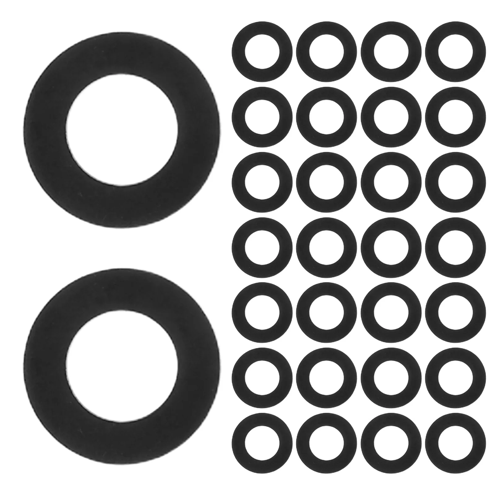 

100pcs Stainless Steel Flat Washers M8 Heavy Duty Metric Bolt Washer For Automobile Diy Home Factory Construction Hardware