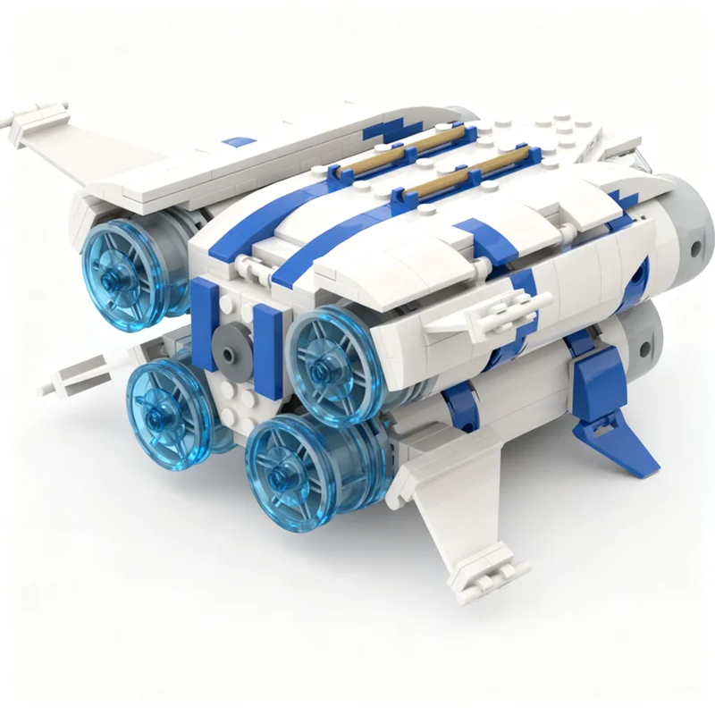 345pcs MOC Star Battle Rebel Inspired Quadjumper Model Building Blocks Construction Christmas Gift Toys Education Kids Birthday