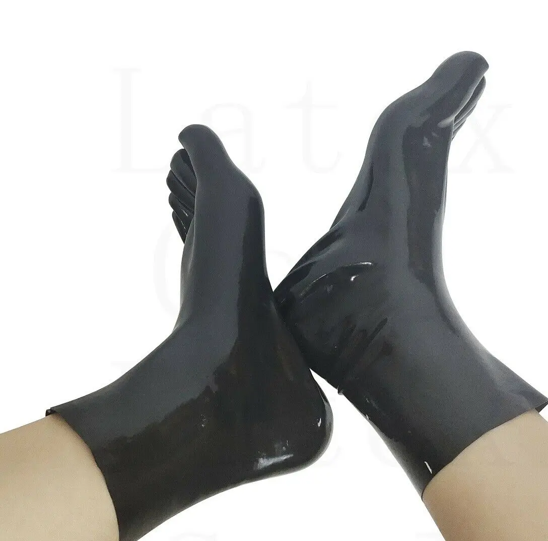 

Latex Gummi Toe Socks Zehen Socken schwarz zehensocken