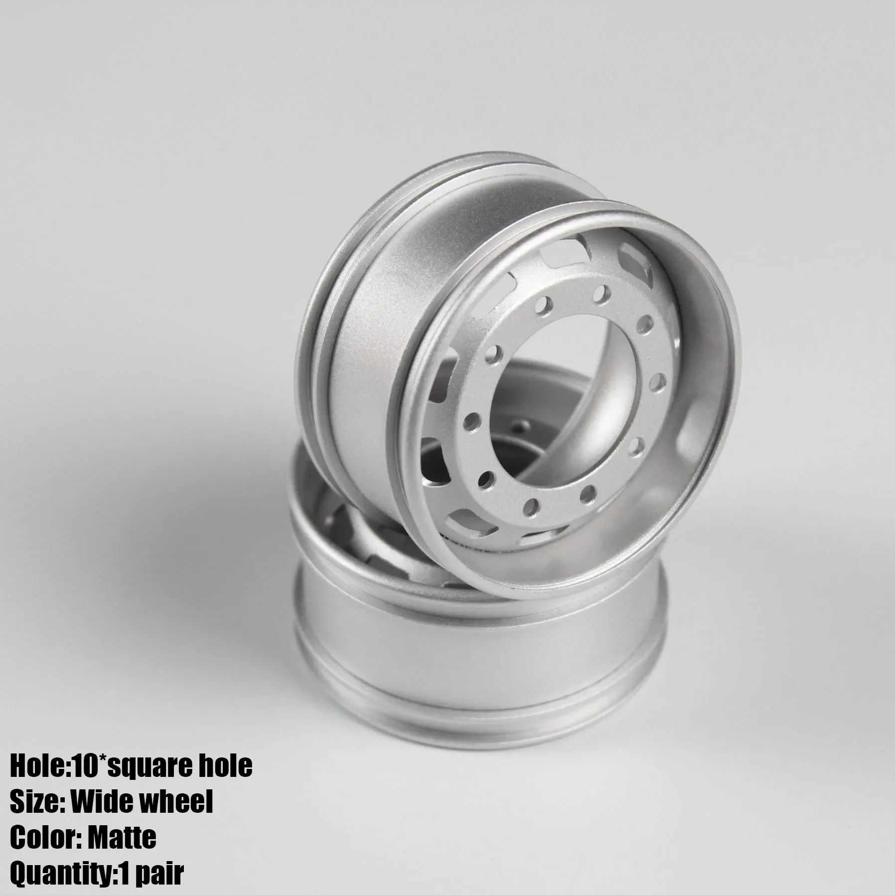 1 Pair Metal Front/rear Hub Wheel Spindle Head Brake Drum for 1/14 Tamiya RC Truck Scania 770S MAN Benz Actros 3363 Volvo Car