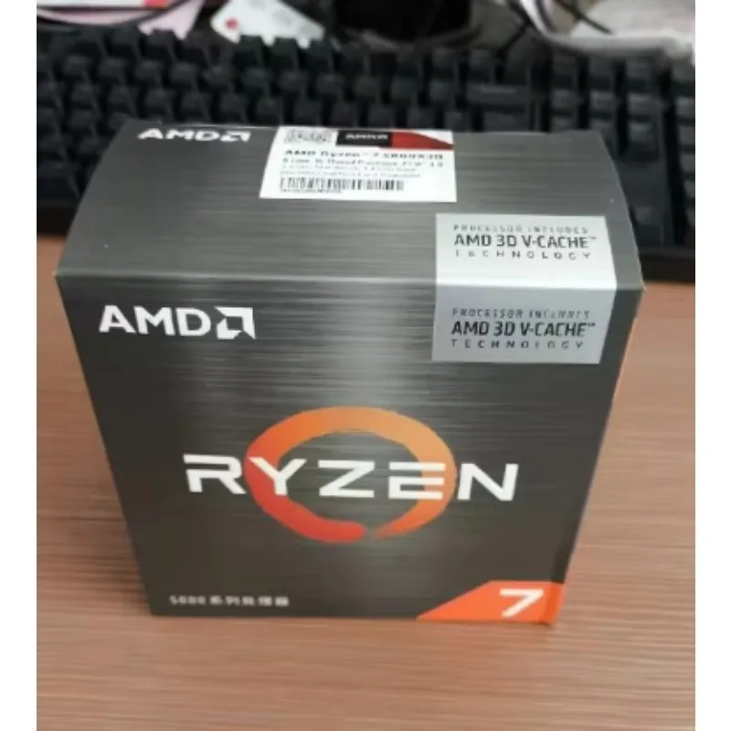 2026 New AMD R7 5800X3D 8 Core 16 Thread Desktop Processor With Opened Box