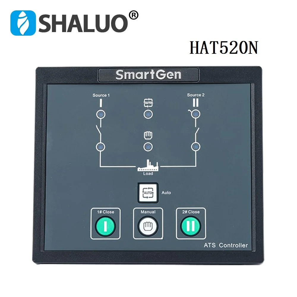 Imagem -05 - Ats Gerador de Energia Dupla Módulo Controlador Interruptor Transferência Automática Painel Controle Gerador Peças Acessórios Hat520n Hat530n