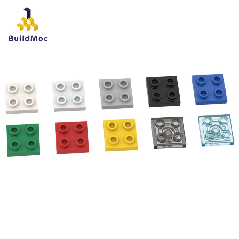 

BuildMOC 10PCS Compatible Assembles Particles 2476 2x2 For Building Blocks Parts DIY Assemble Bricks Toys Chiildren Gifts