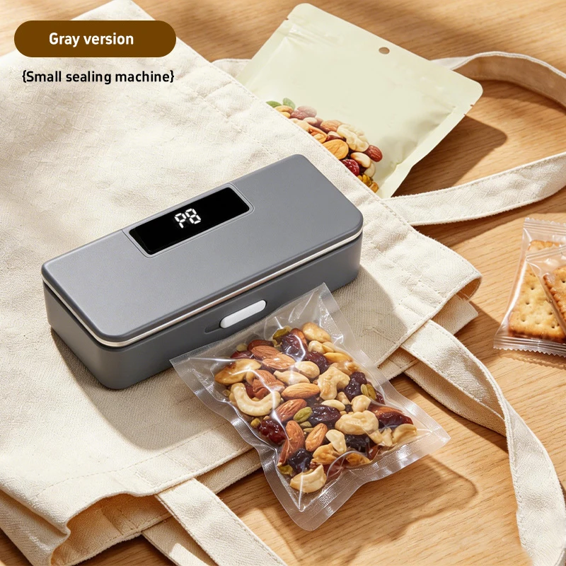 Portable Charging Manual Sealing Machine No Need For Preheating One Press Sealing Food Sealer Fresh-keeping And Moisture-proof