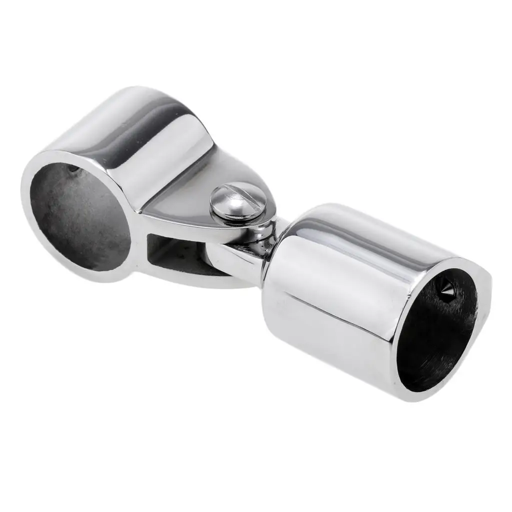 Bimini Top Cap 316 Stainless Steel Marine Eye End Deck Hinge Nautical Accessory for Boats 25mm