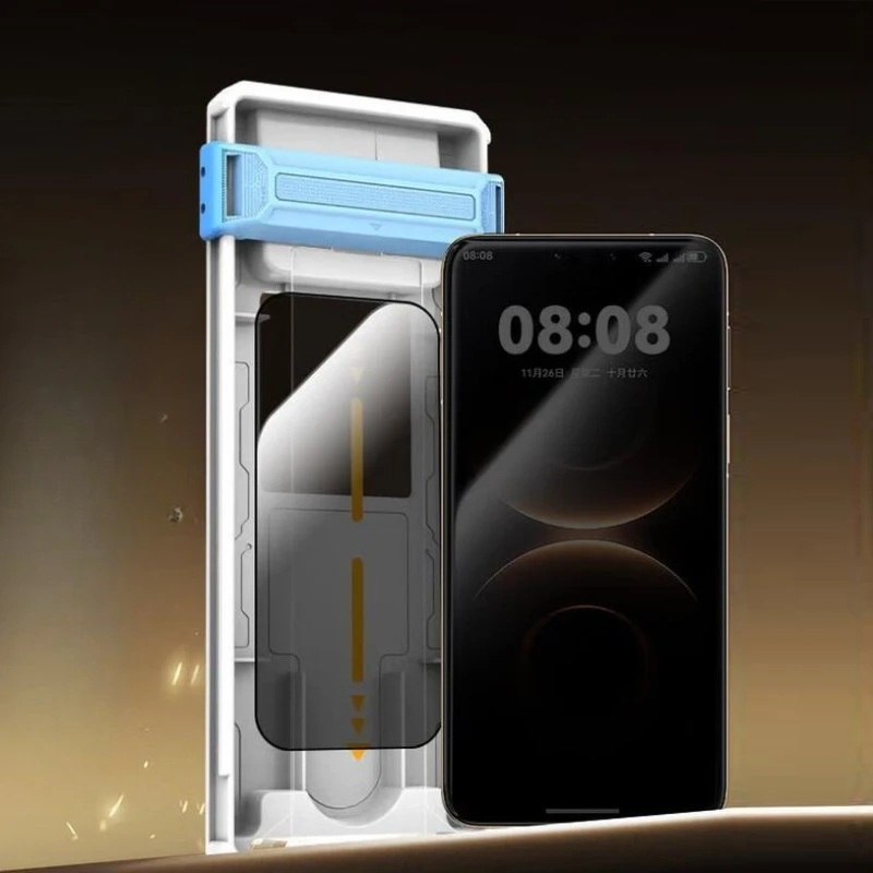 

For Huawei Mate X7 X6 MateX6 3D Curved Full Glue Tempered Glass Privacy Screen Protectors Dust Free Easy Installation Tool