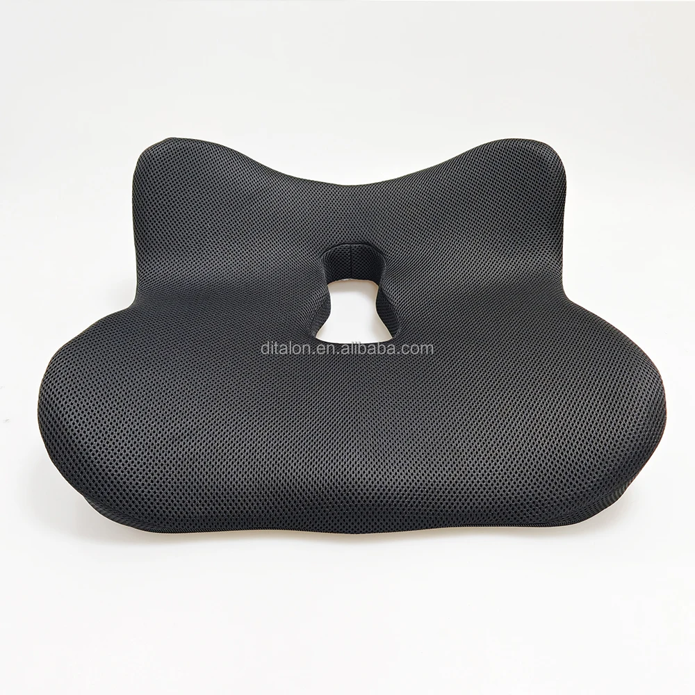 Luxury Quilted Memory Foam Seat Cushion Embroidered Pattern Lumbar Support Dual Purpose for Home Decor Living Room