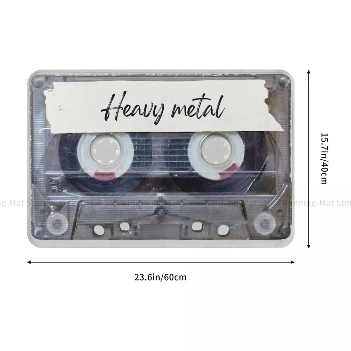 Recorded Music Cassette Old School Bath Non-Slip Carpet Heavy Metal Living Room Mat Entrance Door Doormat Floor Decoration Rug