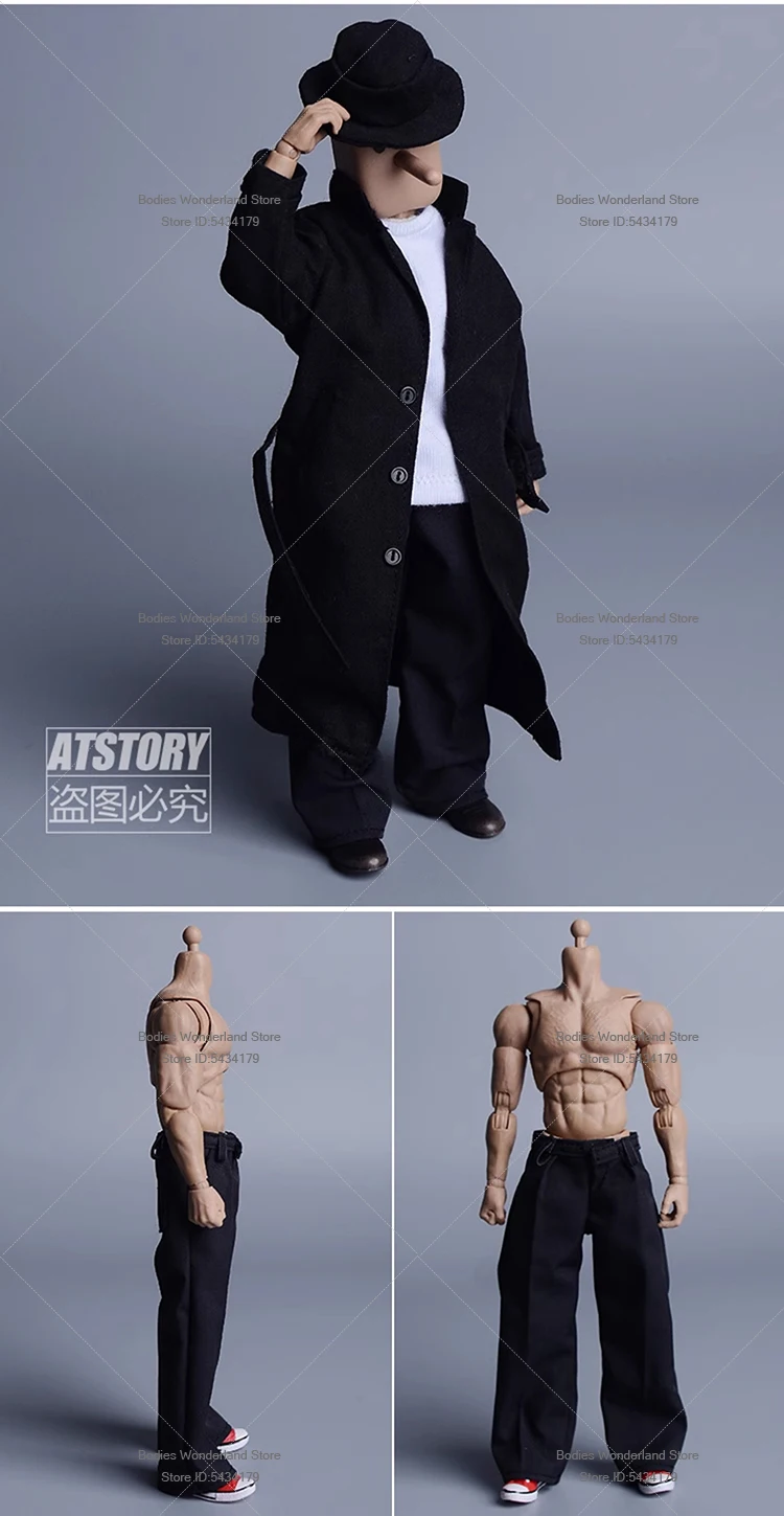 В наличии 1/12 масштаб мужской солдат вязаный свитер кардиган куртка повседневные прямые брюки для 6-дюймовой экшн-фигурки куклы