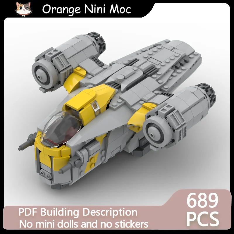 

Star Movies Model MOC Building Bricks Military Combat Spacecraft Modular Technology Gifts Holiday Assemble Children Toys Suit
