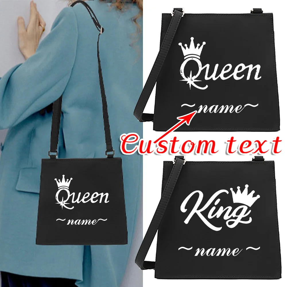

Personalized Customization Name Shopping Bag Handbag Fashion Casual Crossbody Bag Commuting Shoulder Bag