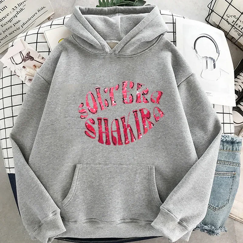 Shakira Soltera Hoodie Fans Funny Hip Hop Men Women Harajuku Vintage Fashion Sweatshirts Unisex Autumn Winter Vintage Pullovers