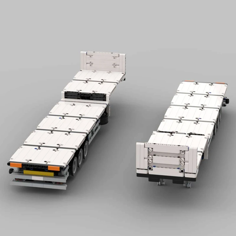 NEW MOC Low roof liftable trailer 1/21 ( 42078 compatible) Model Building Blocks DIY Assembled Bricks Educational Toys Gifts