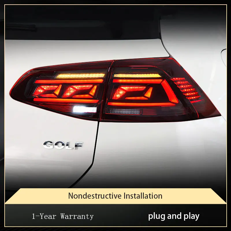 

Car Light For Volkswagen VW Golf 7 2013-2017 LED DRL Modified Taillight P7.5R Line Turn Signal LED Taillights Accessories