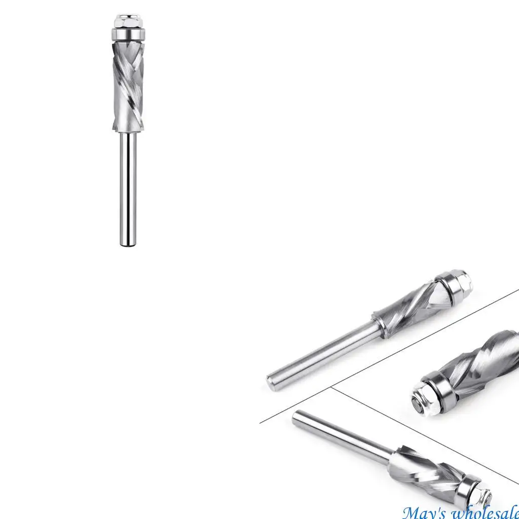 

Low Noise Carbides Trimming Cutter Double Helixes Blade For Professional Woodworking 448A