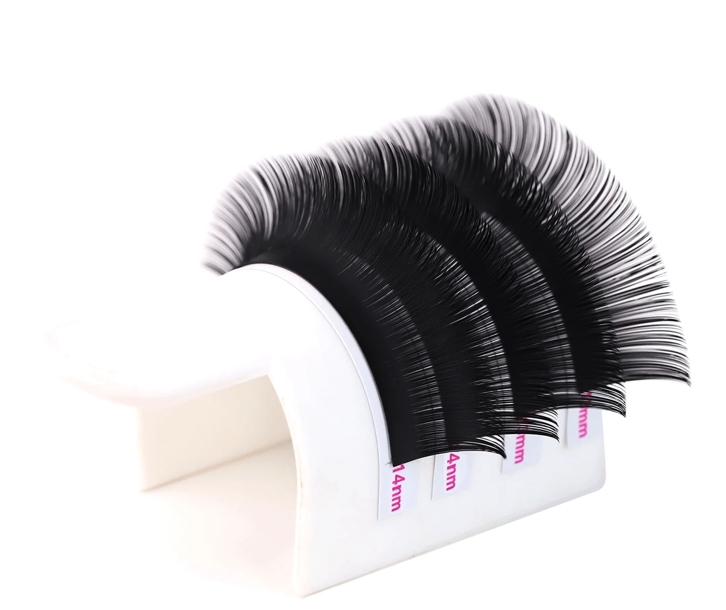 AGUUD Verbesserte 20-Reihen Ultra Matte Bold Black Wimpernverlängerungen Einzeln 0.03 0.05 0.07 0.10 Premium Weiche Volumen-Wimpern Nerz – Detail 13