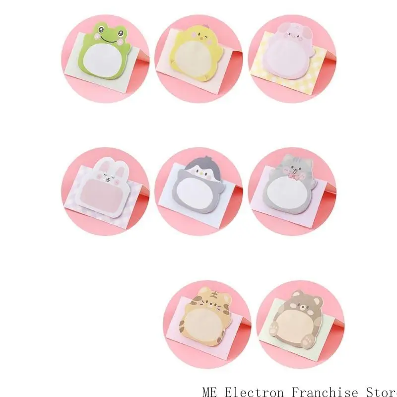 Notas adhesivas dibujos animados T5EA 60x58 mm Notas bolsillo almohadilla